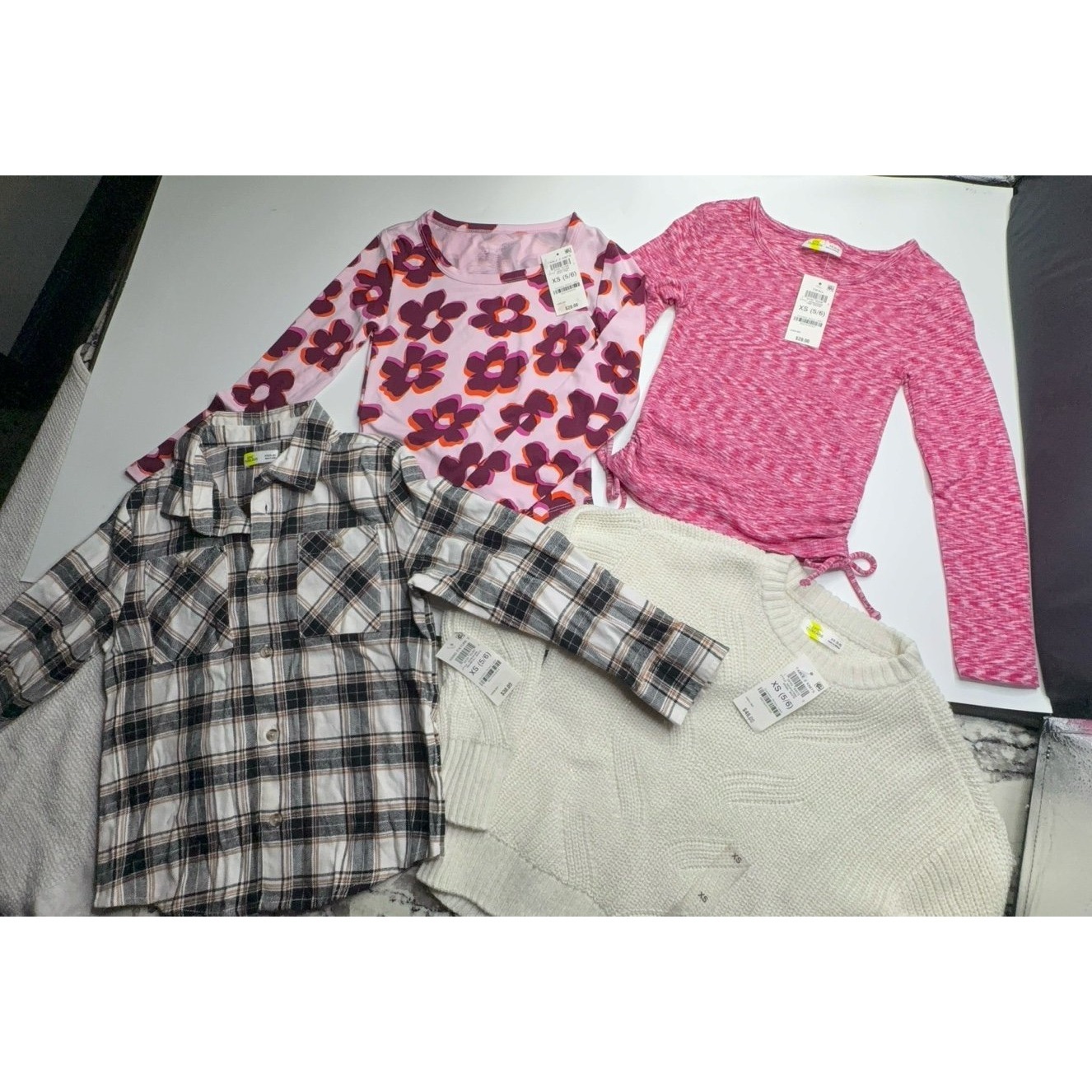 New Girls Bundle Of Size Xs (5/6) Epic Threads Long Sleeve Shirt Bundle.